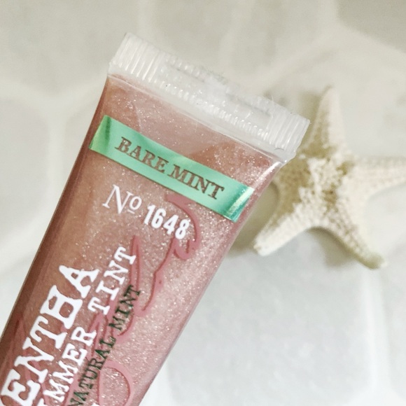 Mentha Shimmer Lip Tint Bare Mint No. 1648 BARE New Sealed - Picture 3 of 4